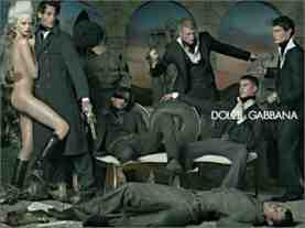 dolce and gabba knives advert