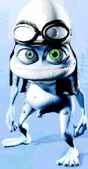 Crazy frog with appendage