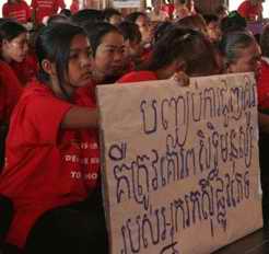 Cambodia protestors