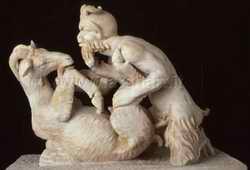 Goat bothering in ancient times