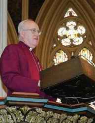 Lord Carey preaching