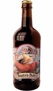 Santa's Butt beer bottle