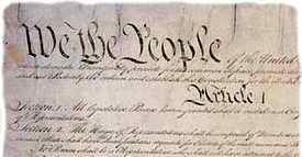 US Constitution document
