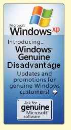 Windows Genuine Disadvantage logo
