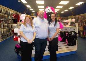 Nice 'n' Naughty team at Warrington