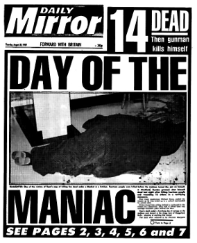 Hungerford newspaper headline