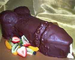 A chocolate dick (but not Rocco's)