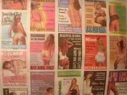 Escorts ads in newspaper