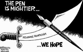 Pen is Mightier than the Sword...we hope